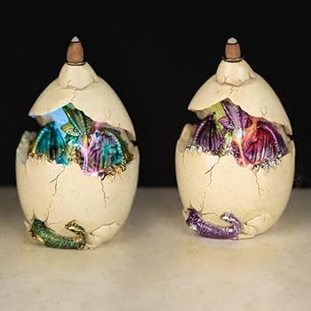 Amazon｜ファンタジー LED 逆流香炉 - ドラゴンエッグ x 1｜仏壇